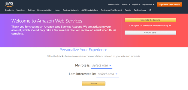 Personalize Your Experience