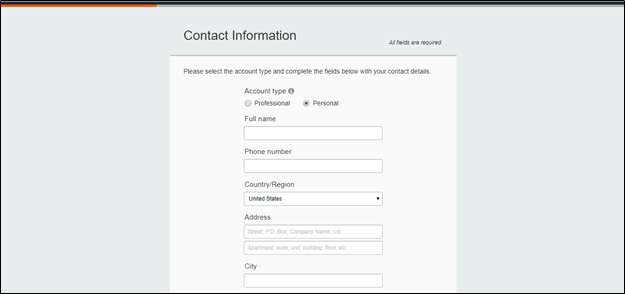 Contact Information Form