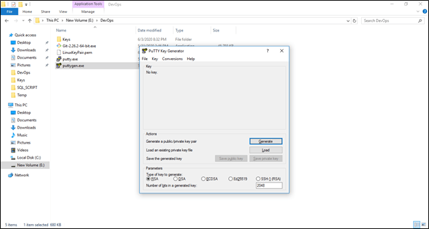 PuTTY Key Generator